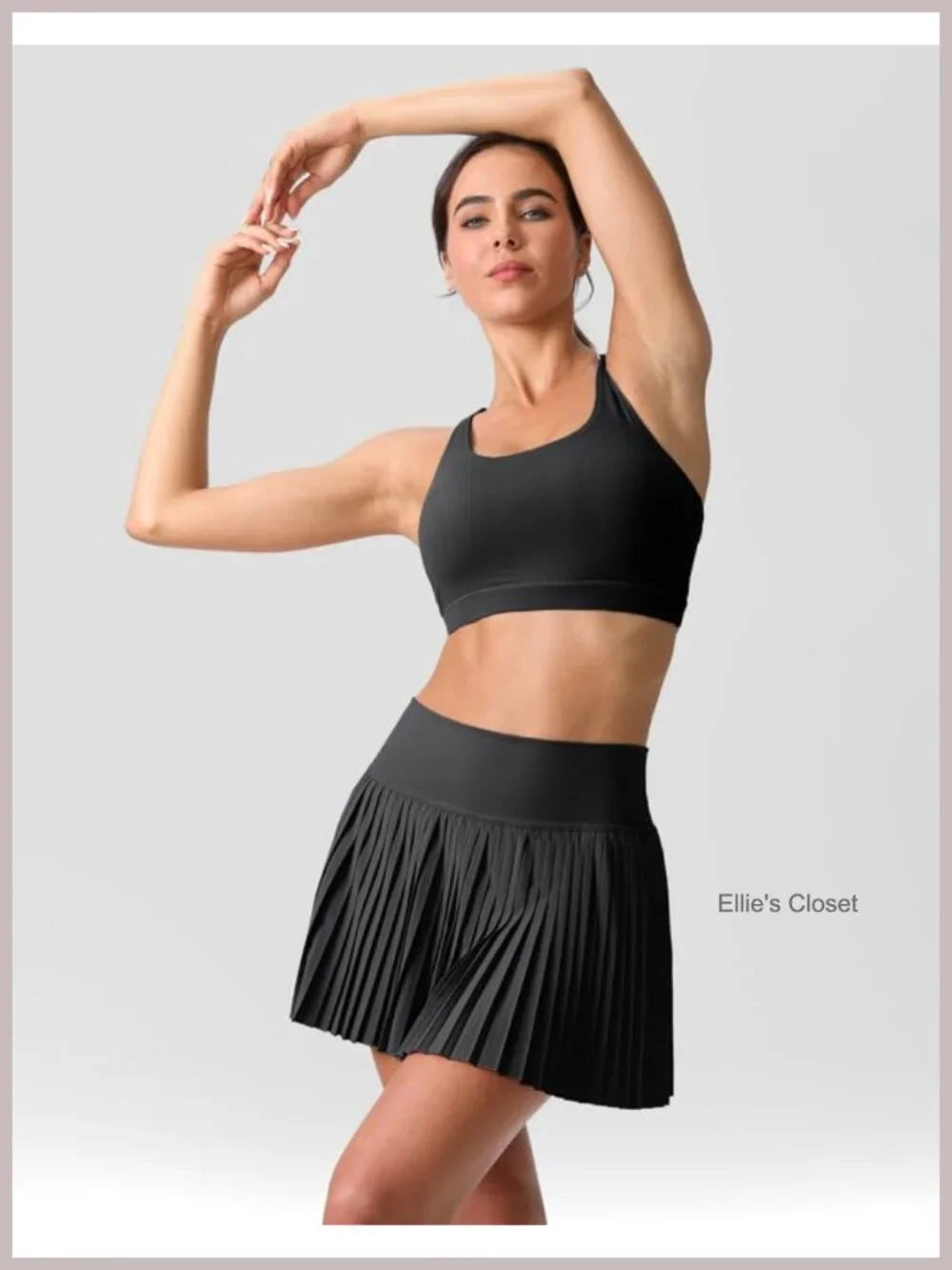 Pleated Tennis Skirt with Pockets High Waisted Lightweight Athletic Golf Skort